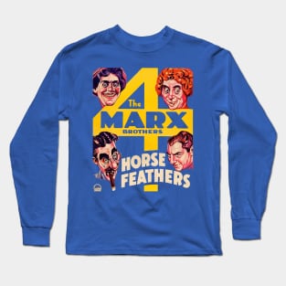 The Marx Brothers in Horse Feathers Movie Poster Long Sleeve T-Shirt